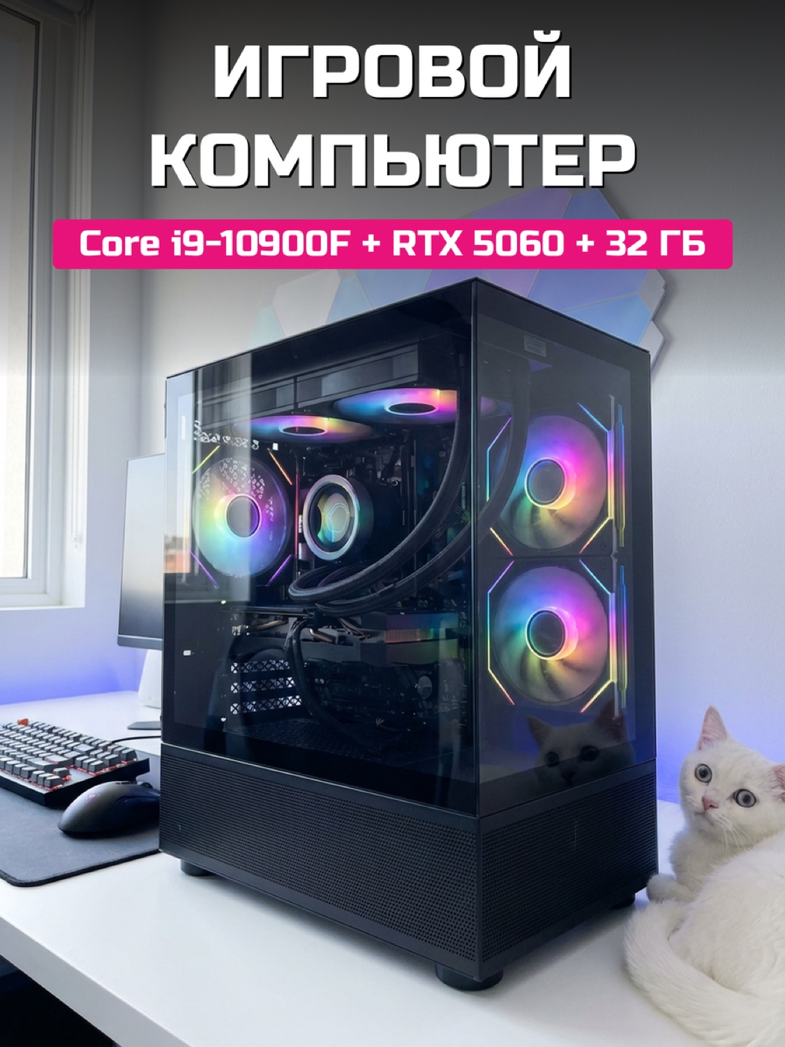 Core i9-10900F RTX 5060 8 GB