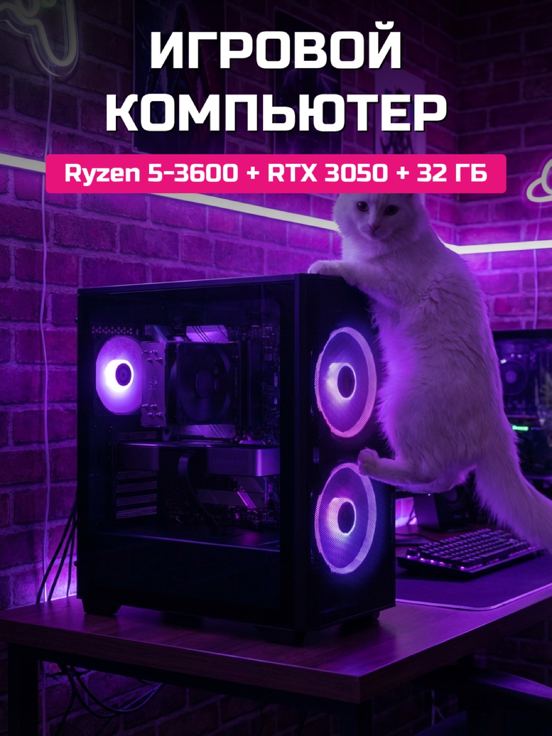 Ryzen 5 3600 RTX 3050 8 GB